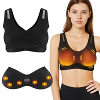 Soutien-gorge de massage électrique portable sans fil chauffant et vibrant pour la poitrine – Appareil stimulant les seins, prévient le relâchement des seins 2