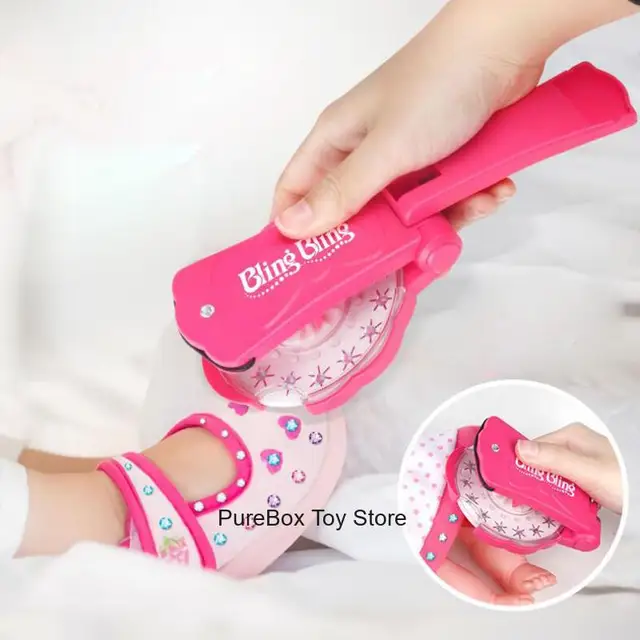 360/180 Bling Bling Gem Stamper for Hair Gems Blinger Toys for Girls Kids Makeup Tool Hair Crystal Diamond Sticker Deluxe Kit 4