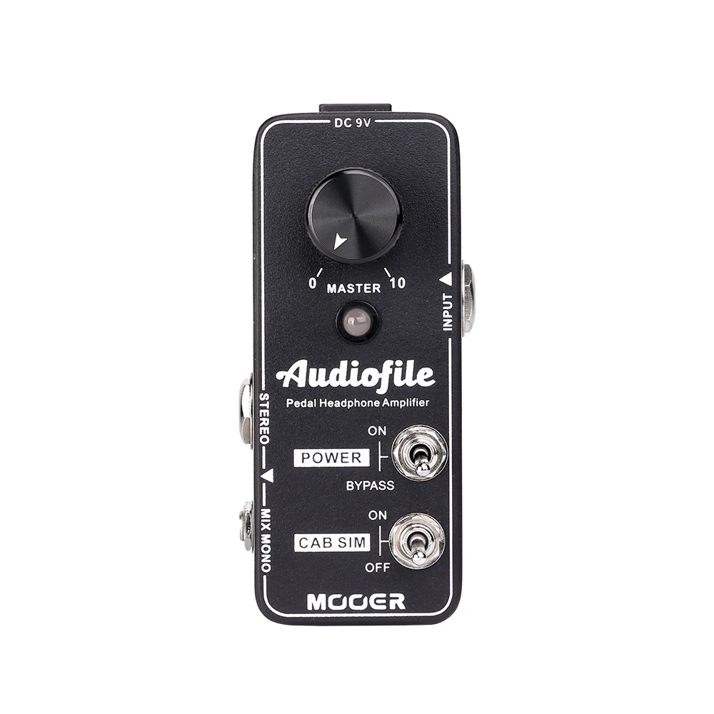 

MOOER Audiofile Headphone Amplifier Built-in Analog Speaker Cabinet Simulation Pedal Guitar Effect Pedal True Bypass Metal Shell