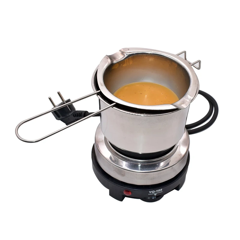 1 Set Beeswax Melting Pot with Electric Heater Stove Candle Making Beeswax Melter Heater Wax Melting DIY Candle