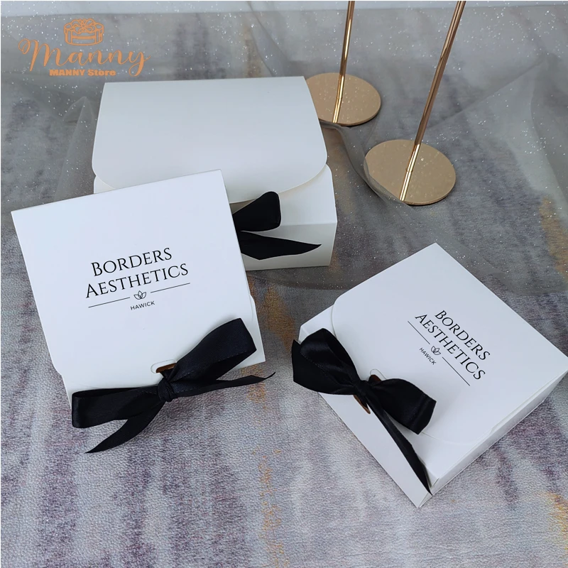 10 Stück schwarz-weiße Geschenkboxen, kleine Geschenkverpackungen, Kraftpapier, Brautjungfernbox, Hochzeit, Geschenk, Geburtstag, Weihnachten, Party – Detail 7