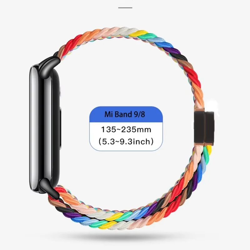 Breathable Nylon Braided Magnetic Loop Strap