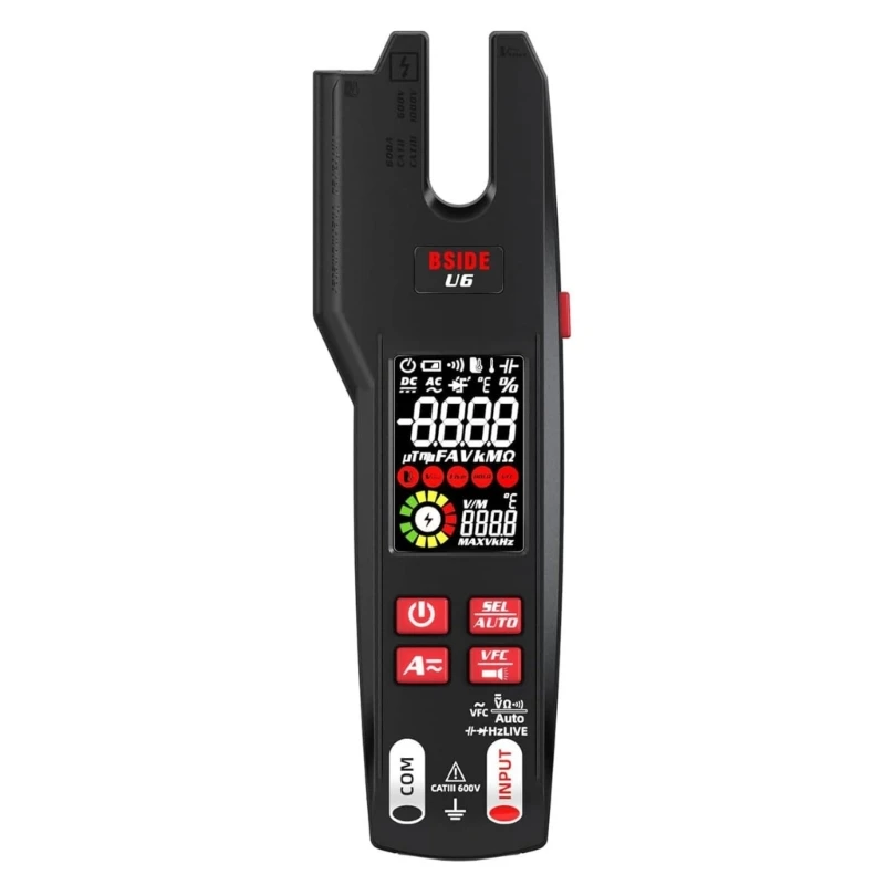 

Digital Clamps Meter, Multimeter Tester Auto-ranging, Measure Current Temperature Capacitance Resistance