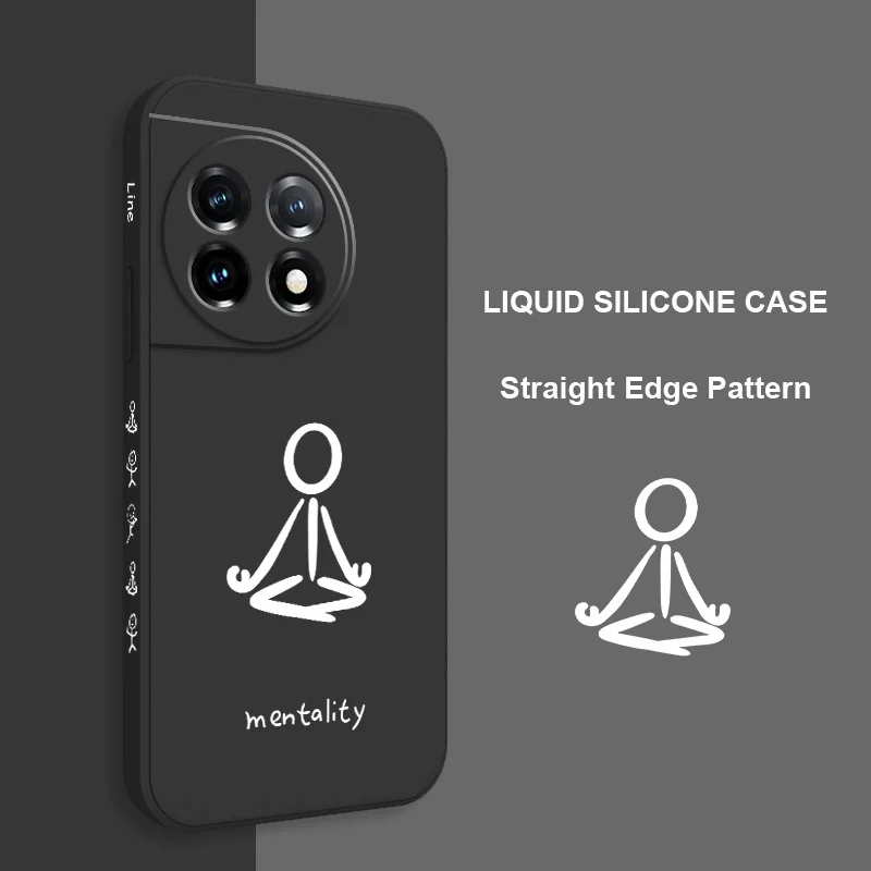Cultivate Meditation Liquid Silicone Phone Case Cover