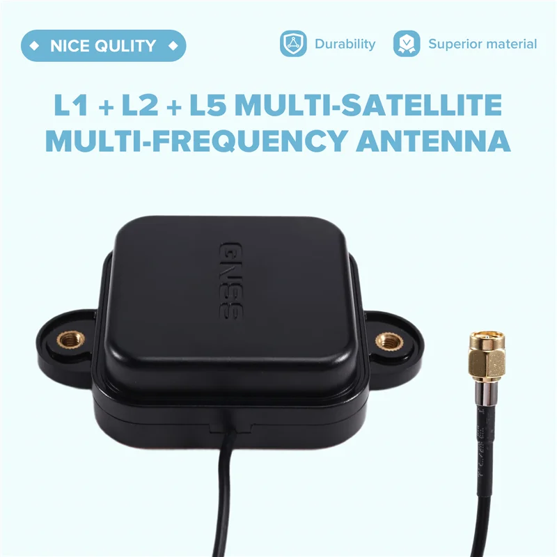DIGIT-멀티 위성 다중 주파수 능동 위치 지정 안테나 L1+ L2+ L5 1개 GNSS/GPS 고정밀 IP67