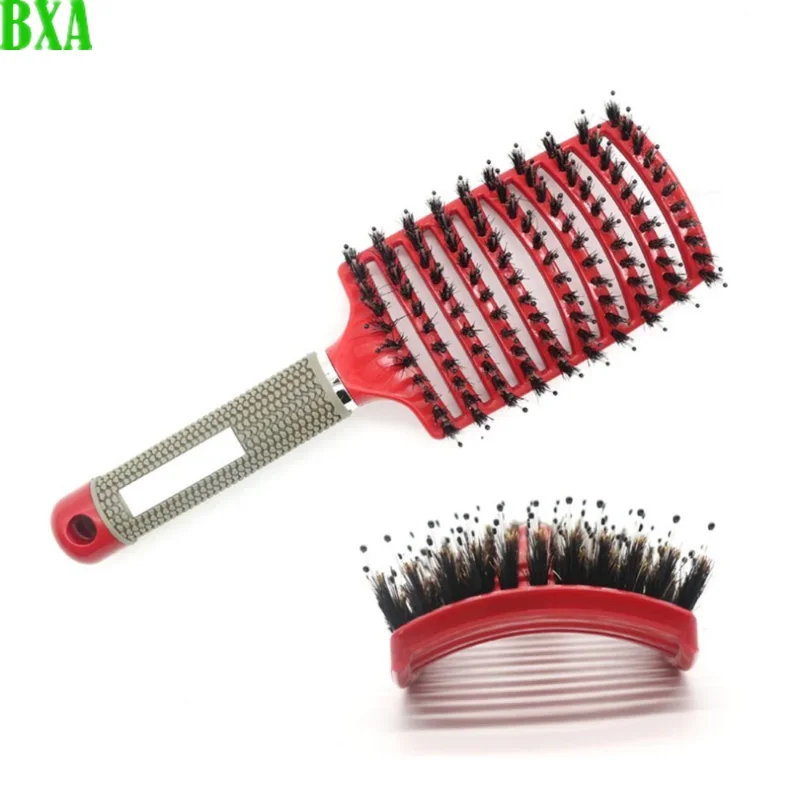 Professional Hair Detangling Massage Bristle Brushes Women Magic Hair Scalp Massage Comb Fast Drying Hair Straight Styling Tools