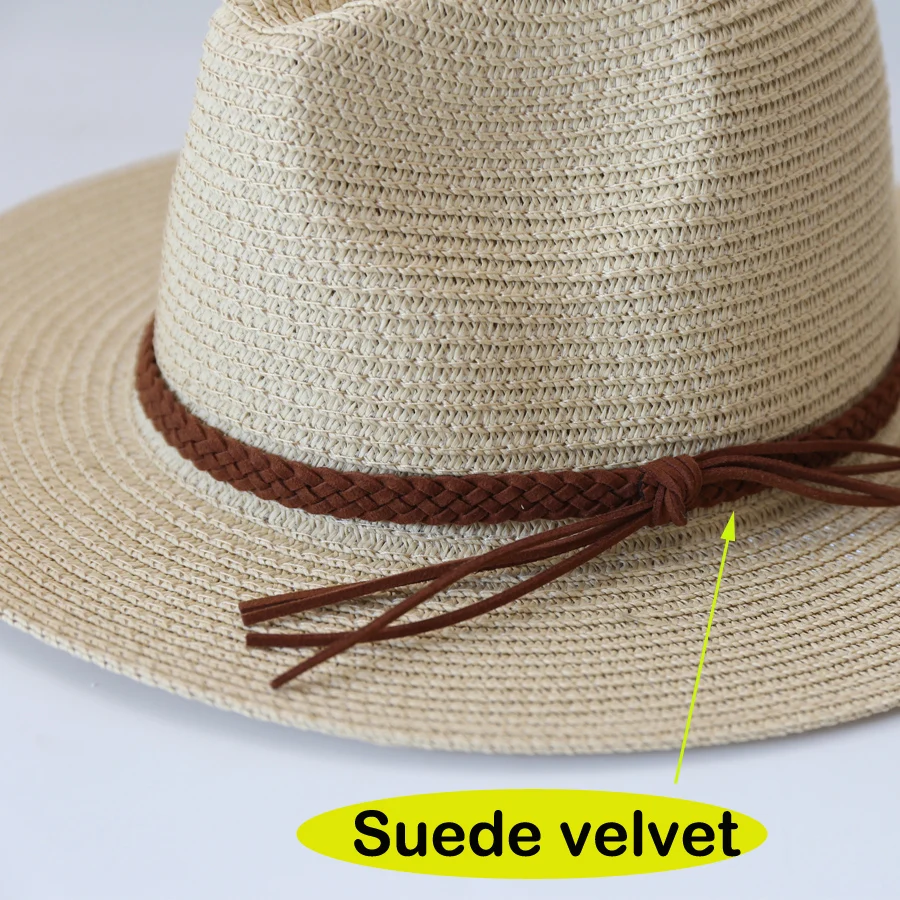 Wide brim Panama straw hat for UV sun protection – ideal for beach, summer, and outdoor use for men and women