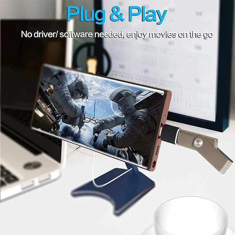 USB C-USB 어댑터(2/3팩), USB C-USB 3.0 암 어댑터, Apple MacBook, Pro, Mac, Book, iPad, 삼성 노트북용
