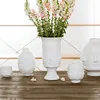 Artists 3D Lip Potted Plants White Pottery Vase Dry Flower Insert Artist Residence Decorative Ornaments Modern Home Decor 4