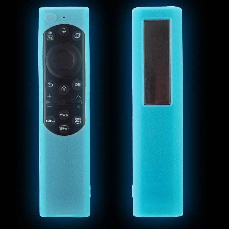 Silicone Case for Samsung Solar  2023 TM2360E BN59-01432A TM2361E BN59-01439A Smart TV Remote Anit-Lost with Lanyard 3