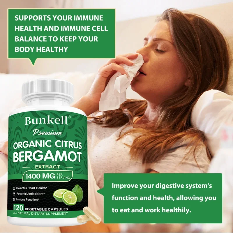Citrus Bergamot-1400 Mg-Premium Citrus Bergamot Extract Supports Healthy Triglyceride Levels, Antioxidant