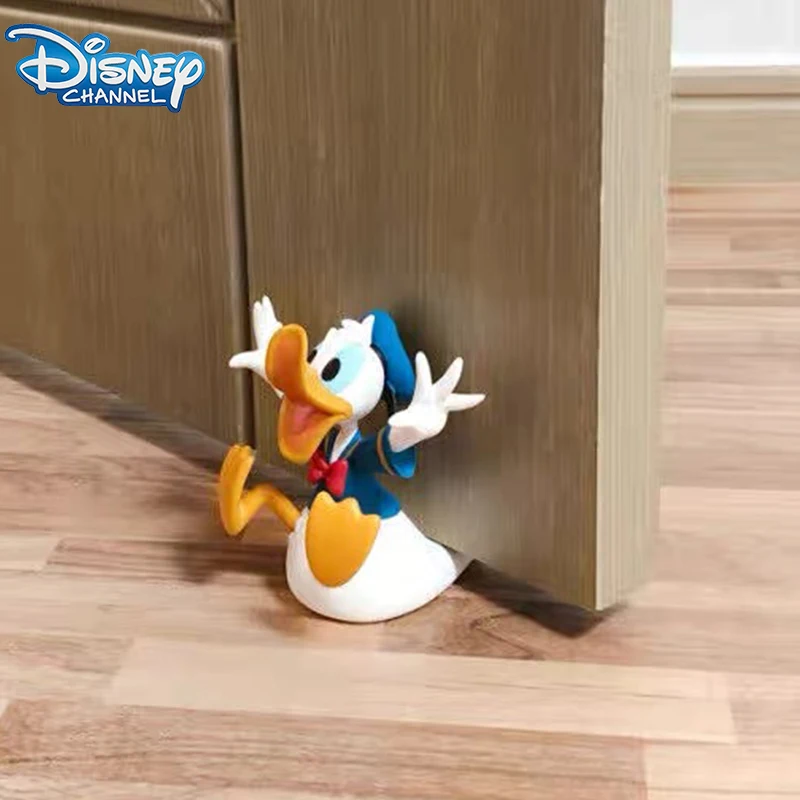 Disney Donald Duck Doorstop Cartoon Cute Mickey Mouse Door Stopper Woody Furniture Decorate Ornaments Party Child Gift images - 6