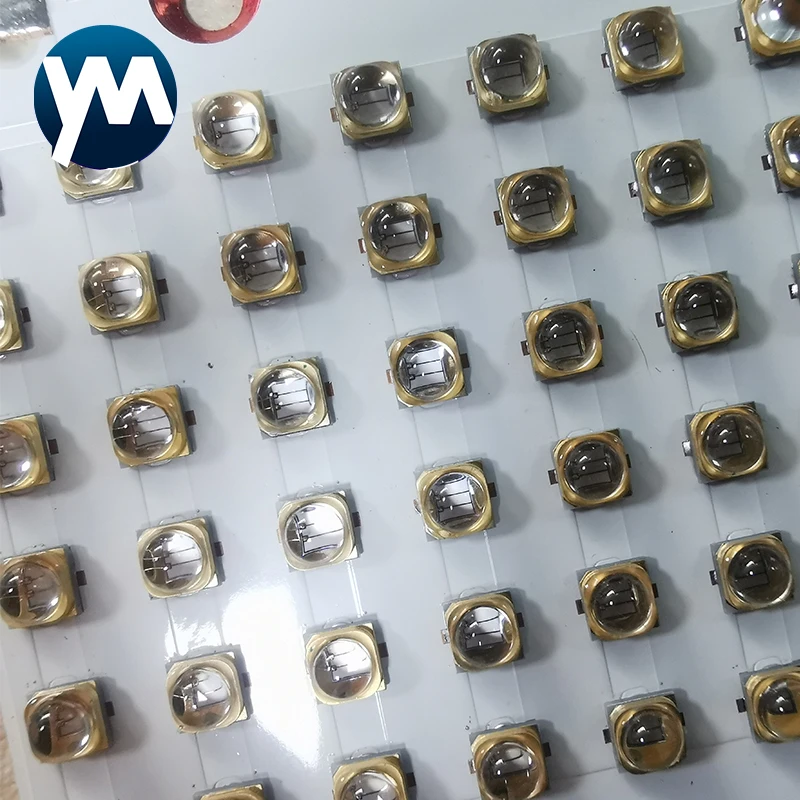 LED UV Lamp Module for Printers 216 Watts Violet 3535 Gold Plated Bracket 365nm 370nm 380nm 385nm 395nm 400nm 405nm 59*87mm
