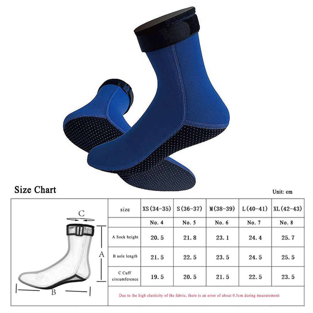 INIFLM Calcetines de neopreno con aleta de agua, 0.118 pulgadas para  adultos, unisex, para buceo, surf, esnórquel, natación, para hombres y  mujeres