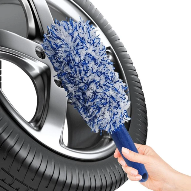 Lightweight Convenient Car Tire Rim Cleaner Brush Effective Tire Rim  Cleaner Strong Water Absorption Vehicle Supplies - AliExpress