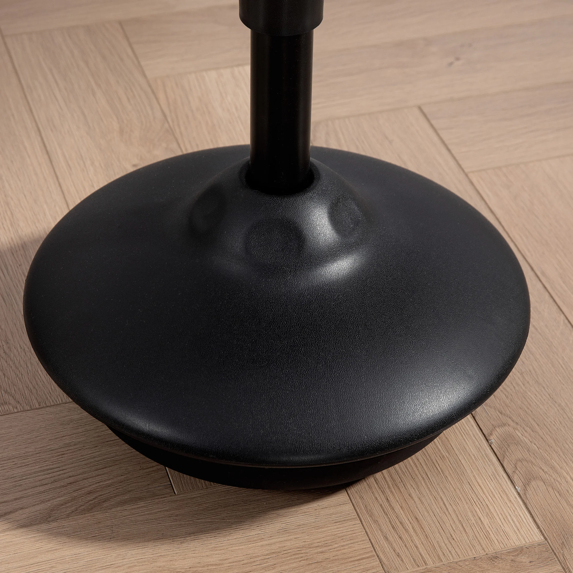 Backless Wobble Chair, Adjustable Active Ergonomic Stool Chair, with Rocking Motion, Padded, Black 5