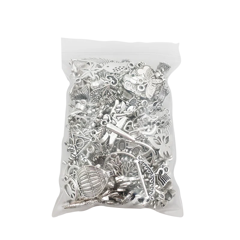 200pcs/Lot Zinc Alloy Tibetan Silver Mix Charms Animal Pendant for DIYNecklace Bracelet Vintage Jewelry Making Craft Accessories