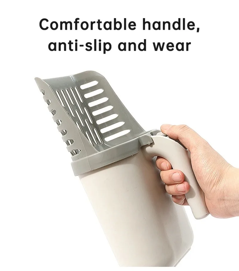 Cat Litter Box With Detachable Shovel And Auto Baffle Set_voghion.com