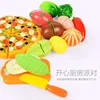 Children Simulation Kitchen Toys Set Pretend Play Fruit Vegetable Pizza Cutting Early Education Toys for Kids Play House Game 4