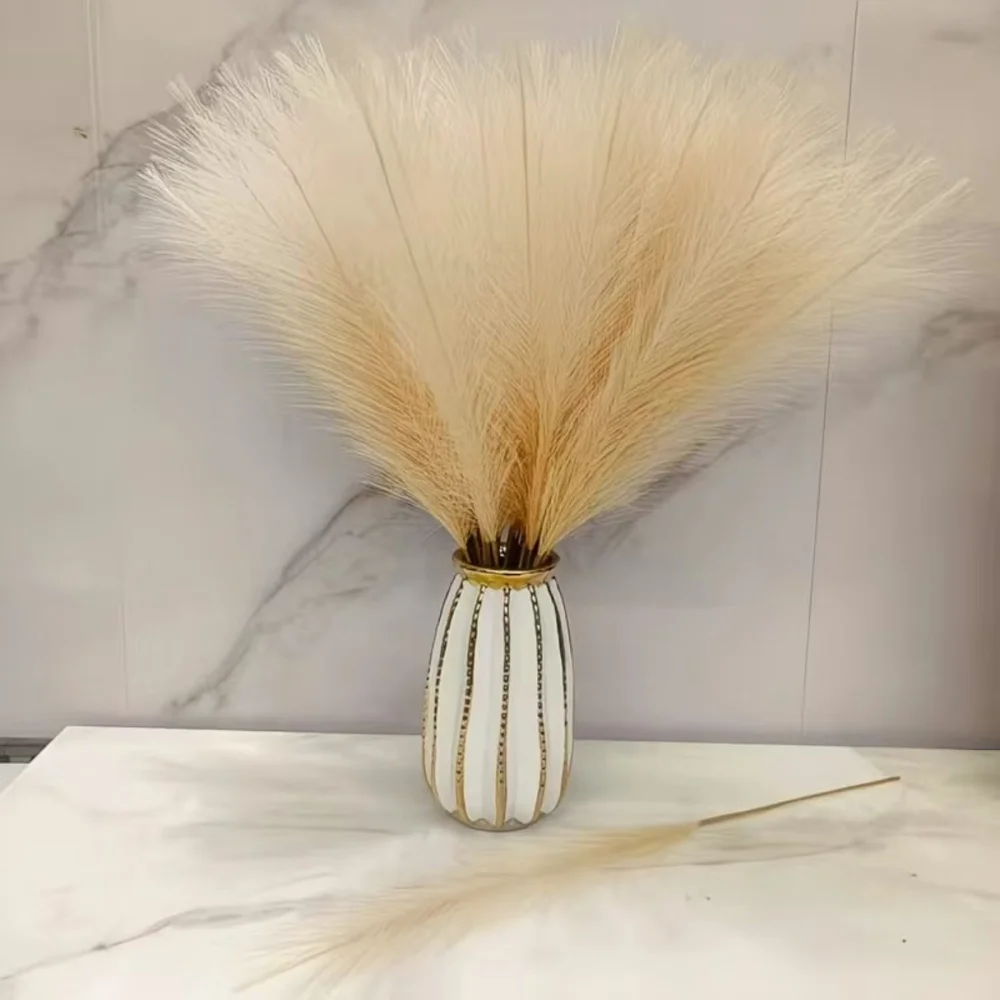 Pampas Grass Decoration Set | Lush & Realistic Faux Plants | Chic Bohemian Home Accents