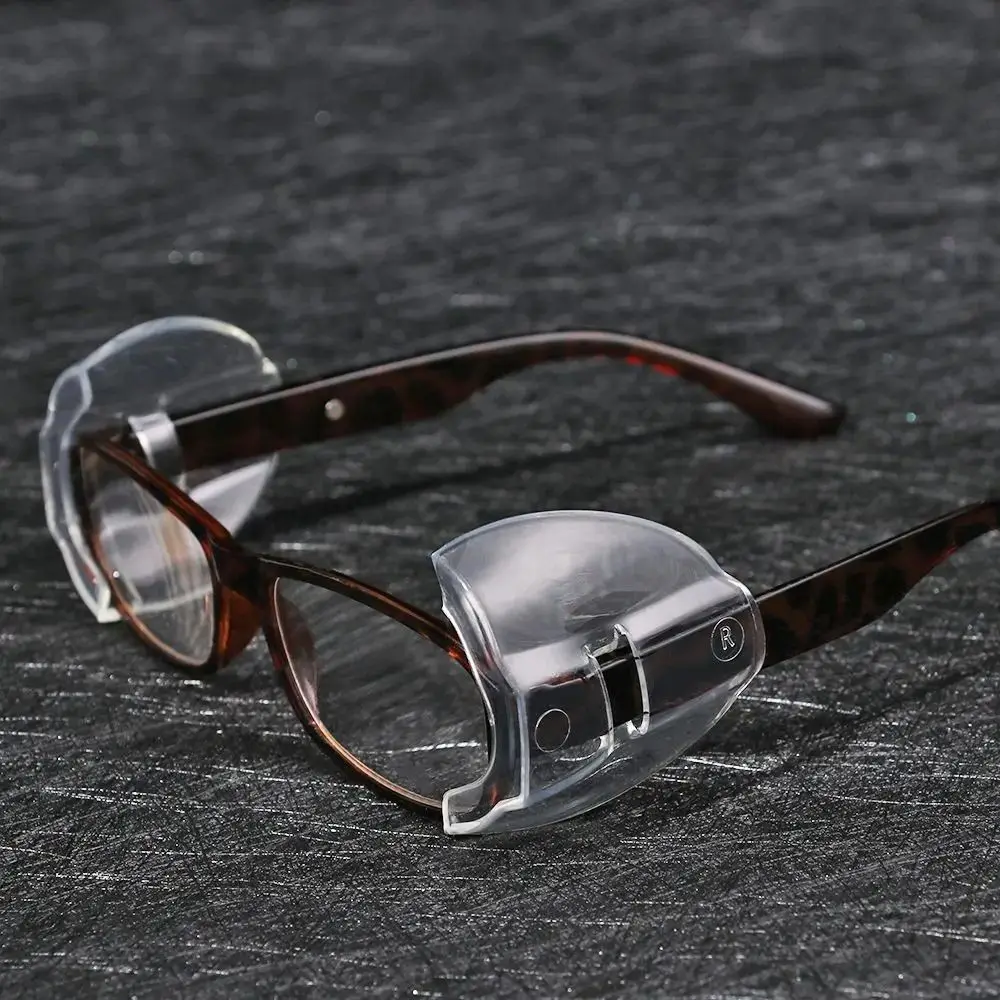 Mode Brillen schutz Auge flexibel klare Abschirmungen Seite Schutzbrille Brille 95% Schutz Universal Anti Fog für Frauen Männer – Detail 8