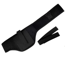 Underarm Neoprene Sleeve with High Elasticity and Wear - Resistant Fabric, Quick - Release Design, Includes Two Versatile Hanging Clips (Black color)