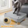 Self-Cleaning Litter Box Step–Removable Top, Waterproof & Non-Slip Kitty Litter Catcher Tray, Cat Litter Box Mat Easy to Clean 3