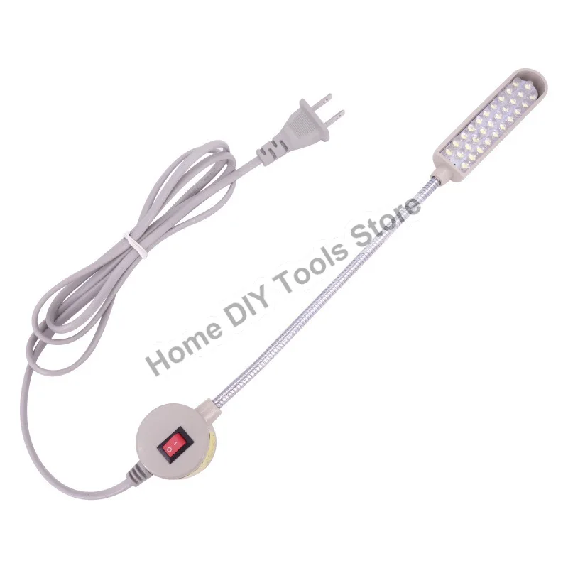 Sewing machine light 30 LED Sewing Machine Light Foldable Gooseneck Sewing LED Working Light Table Magnetic Base For Drill Presses Work Benches