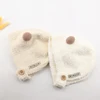 Korean Cute Pompom Baby Hat Winter Warm Baby Boys Girls Hat Bonnet Soft Ear Protection Infant Toddler Plush Cap Beanies 6