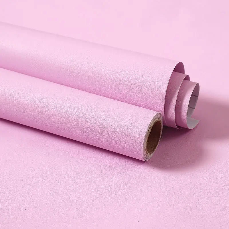 Matte Solid Color Self-Adhesive Vinyl Wallpaper for Cabinets and Furniture Renovation