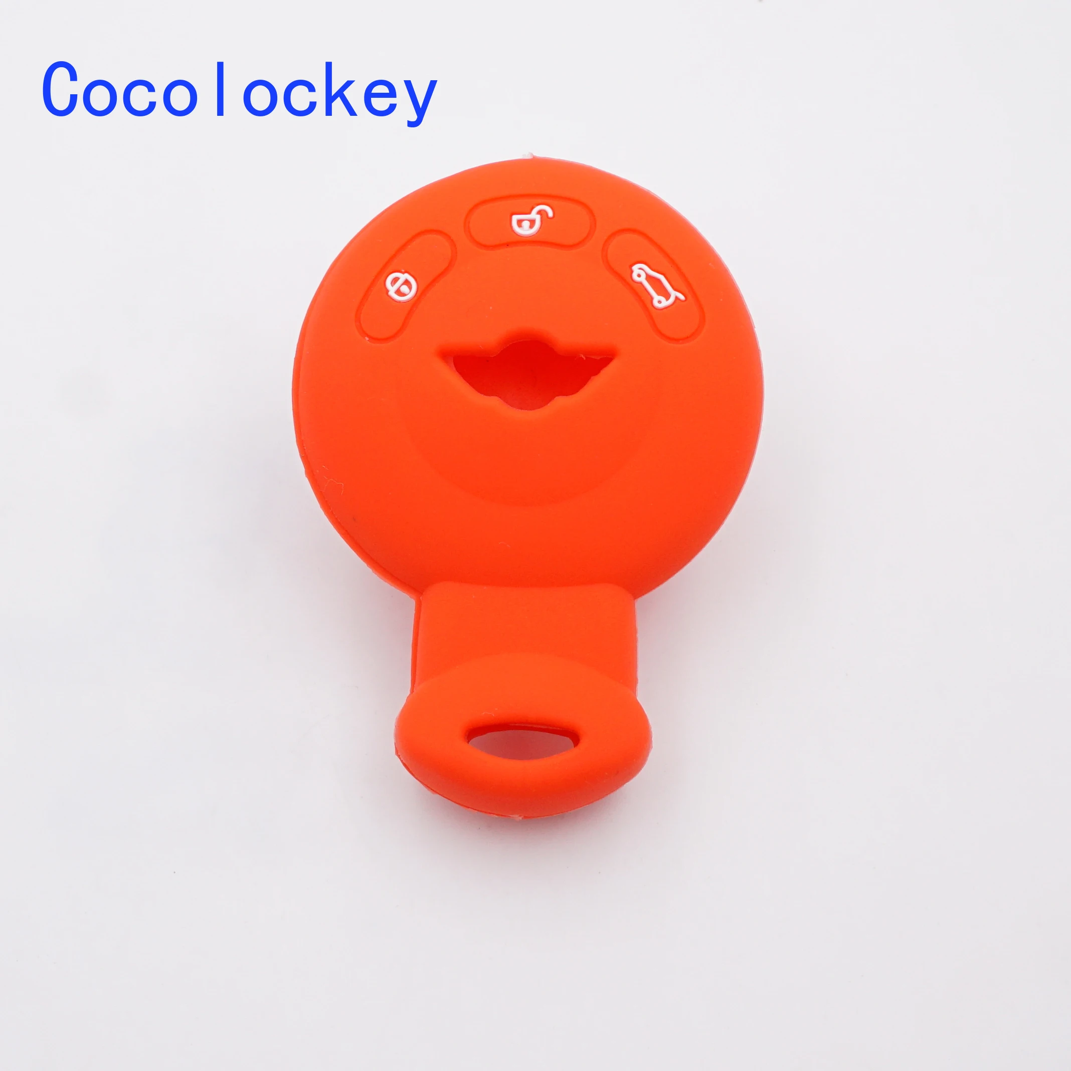 Cocolockey Silicone Smart Car Key Fob Shell Protector Protector Per Bmw Mini Cooper R56 3 Pulsanti Telecomando Keyless Entry Auto Key Case