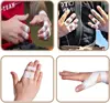 3/6pcs Athletic Tape for Fingers Feet Sweat Volleyball Tape for Jiu Jitsu Bouldering Rock Climbing1.5cm (White) Easy Tear 5
