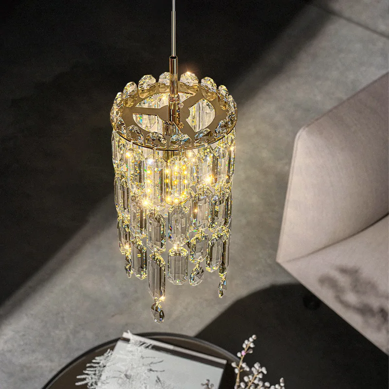

Crystal chandelier, bedside bedroom, modern and minimalist creative designer, restaurant bar counter, new light luxury decorativ