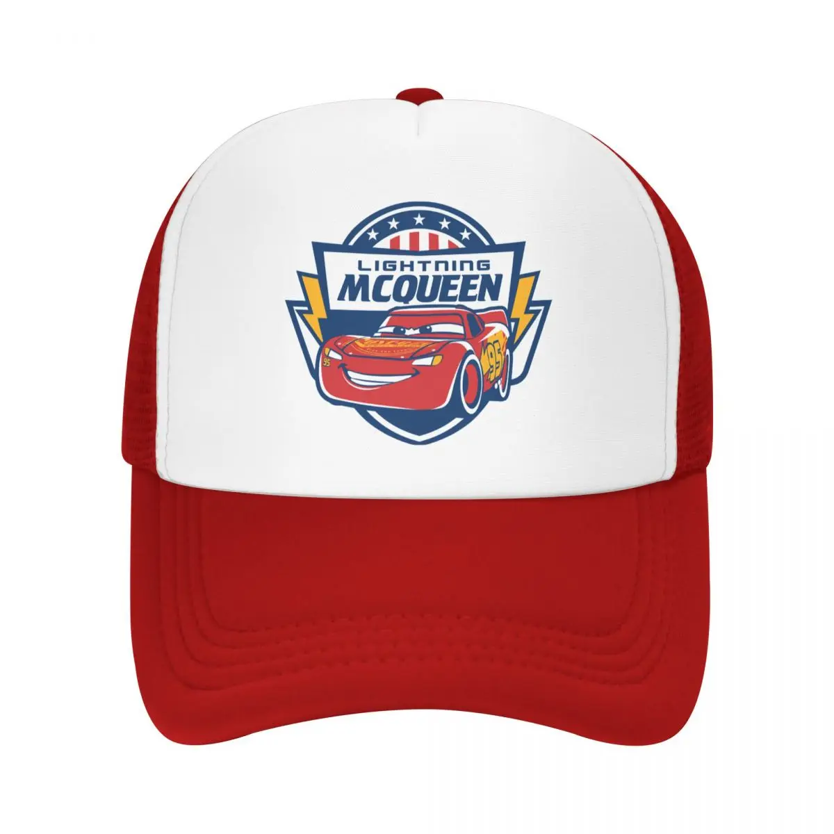 Auto 3 Lightning Mcqueen Cartoon Trucker Hats Cappelli Hip-Hop Per Adulti Trucker Worker Cap Sun Caps Berretto Da Baseball In Rete Regolabile Estate