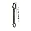 1pc  3-17mm Multifunctional Double End Box Wrench Hexagonal Solid Wrench for Tightening Various Diameter Screws and Nuts 3
