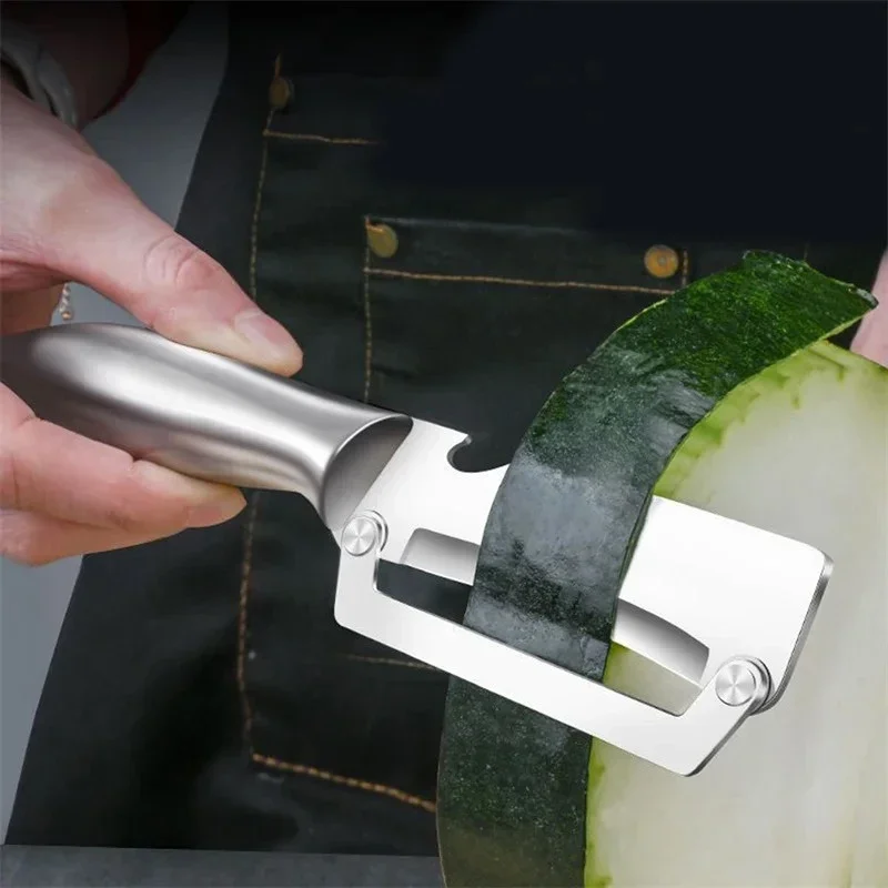 Stainless Steel Fruit Peeler Kitchen Vegetable Zinc Alloy Paring Knife Suitable for Pumpkin Winter Melon Pineapple Fruit vegetable peeler kitchen knife fruit knife