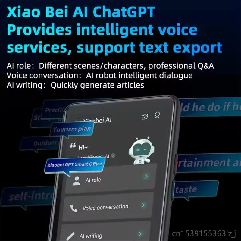 AI Translation Device Chat GPT Real Time Smart Voice Photo Text Translator 139 Languages 17 Offline Z12 Portable Translating