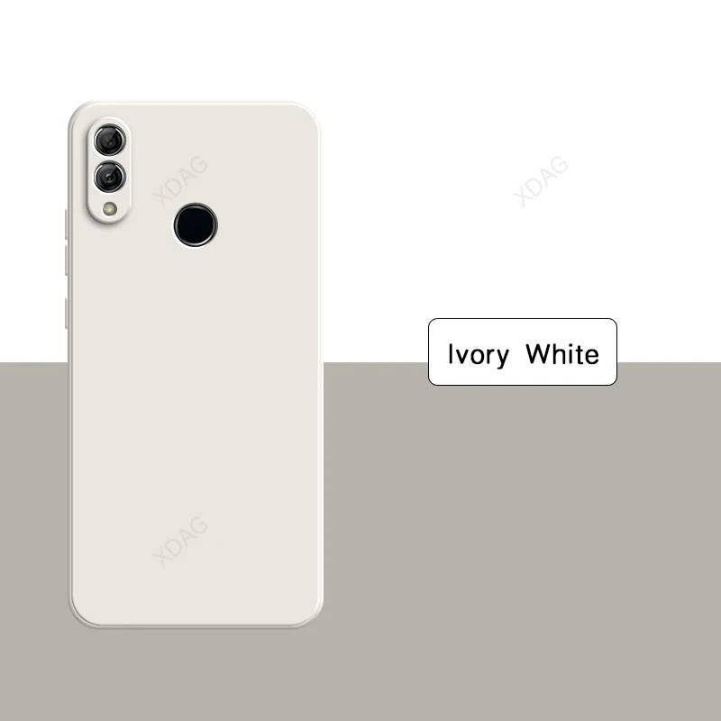 Premium Liquid Silicone Phone Case with Lens Protection - Sleek Back Cover Design
