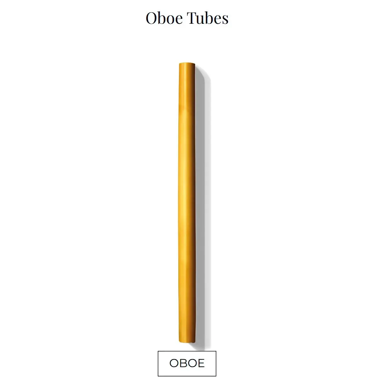 1 Oboe Tube Cane Diameter &Oslash; 10.00 -11.00 mm organic tube cane Length about 80 mm oboe tube cane