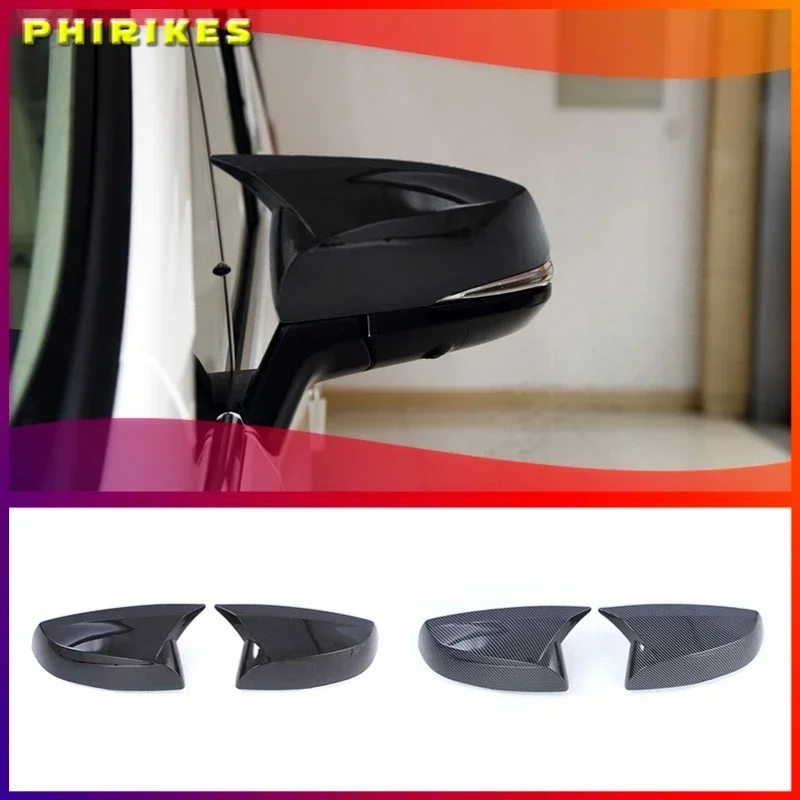 

For Toyota Alpha Rearview Mirror Cover Alphard Vellfire 30 Series Twin Engine Willfa Carbon Fiber Rearview Mirror Cover