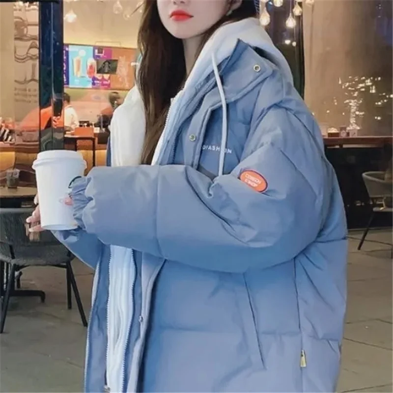 2023 Nuova Giacca Invernale Da Donna Parka Con Cappuccio In Piumino Spesso Imbottito In Cotone Parka Da Donna Piumino Caldo Capispalla