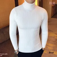 Men's Pure Color Knitted Sweater Casual Style Overhead Shirt Comfortable Fit Fashionable Basic Solid Color Men's Pullover