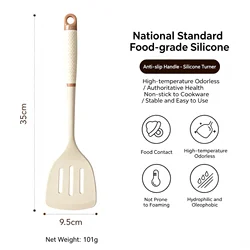 Silicone Kitchen Utensil Set - Non - Stick & Heat Resistant Cooking Tools (A Spatula)