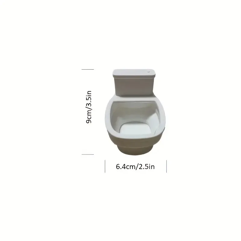 Froglet Small Animal Mini Toilet Shape Habitat Water Holder Reptile Pet Supplies