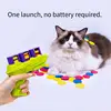 Funny Cat Toys Creative Turnip Gun Reusable Foam disc  Pet Hunting Interactive Toy Dog Cat Pet Supplies 5