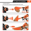 750W Electric Spray Gun 4 Nozzle Sizes 1200ml HVLP Household Paint Sprayer Flow Control Easy Spraying by PROSTORMER 4