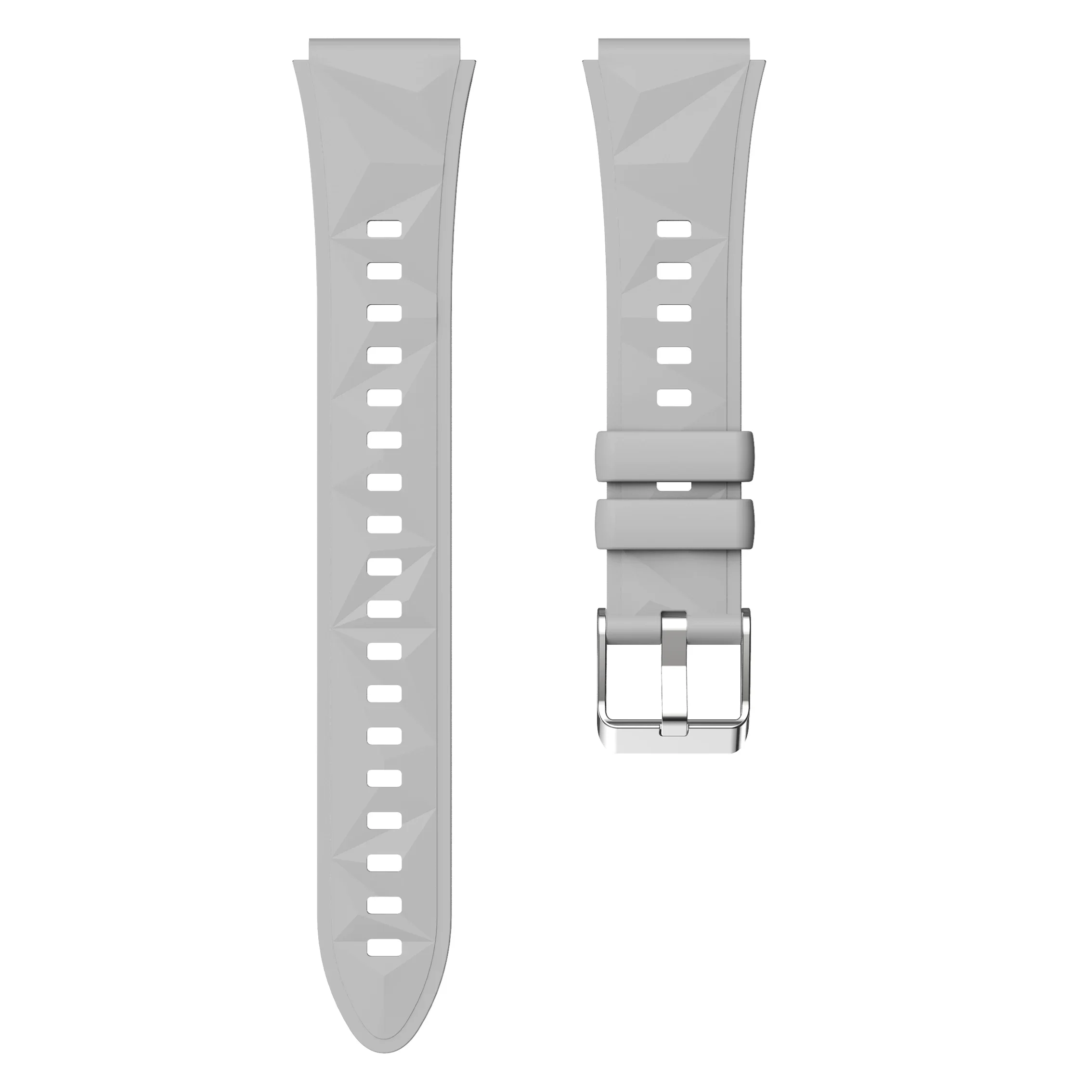 Universal 18mm Sports Silicone Classic Buckle Replacement Watch Band