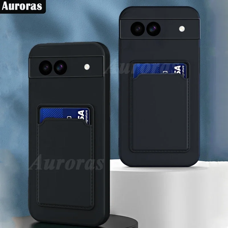 thumbnail image 2 of Case For Google Pixel 7a 6a Case Pu Leather Wristband Strap Bracket Cases For Pi 2 of 12