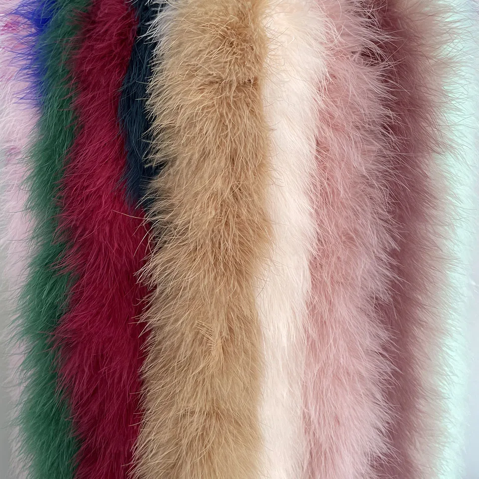Marabou Boa 50G /2Yards/Pc Spessore Tacchino Piuma Boas Scialle Per Matrimonio Cosplay Abbigliamento Accessorio Decorazione Boa Plume