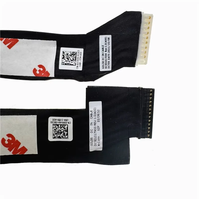 NEW ORIGINAL LAPTOP Power Jack Cable Female Port For Dell G15 5510 5511 5515 5520 5521 5525 G16 7620 7625 099V4H 0396D9